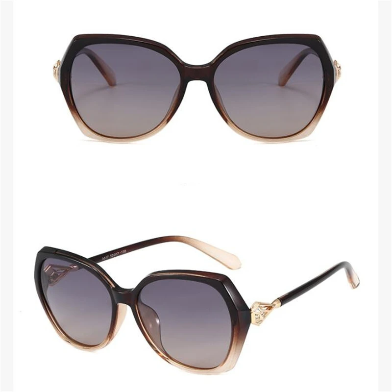 

2022 New style ladies square eye protection polarized sunglasses shade radiation high quality multi-color VU400 glasses