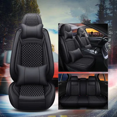 

Лучшее качество! Полный комплект чехлов на автомобильные сиденья для Toyota Harrier 2021 прочные дышащие экологически чистые чехлы на сиденья для ...