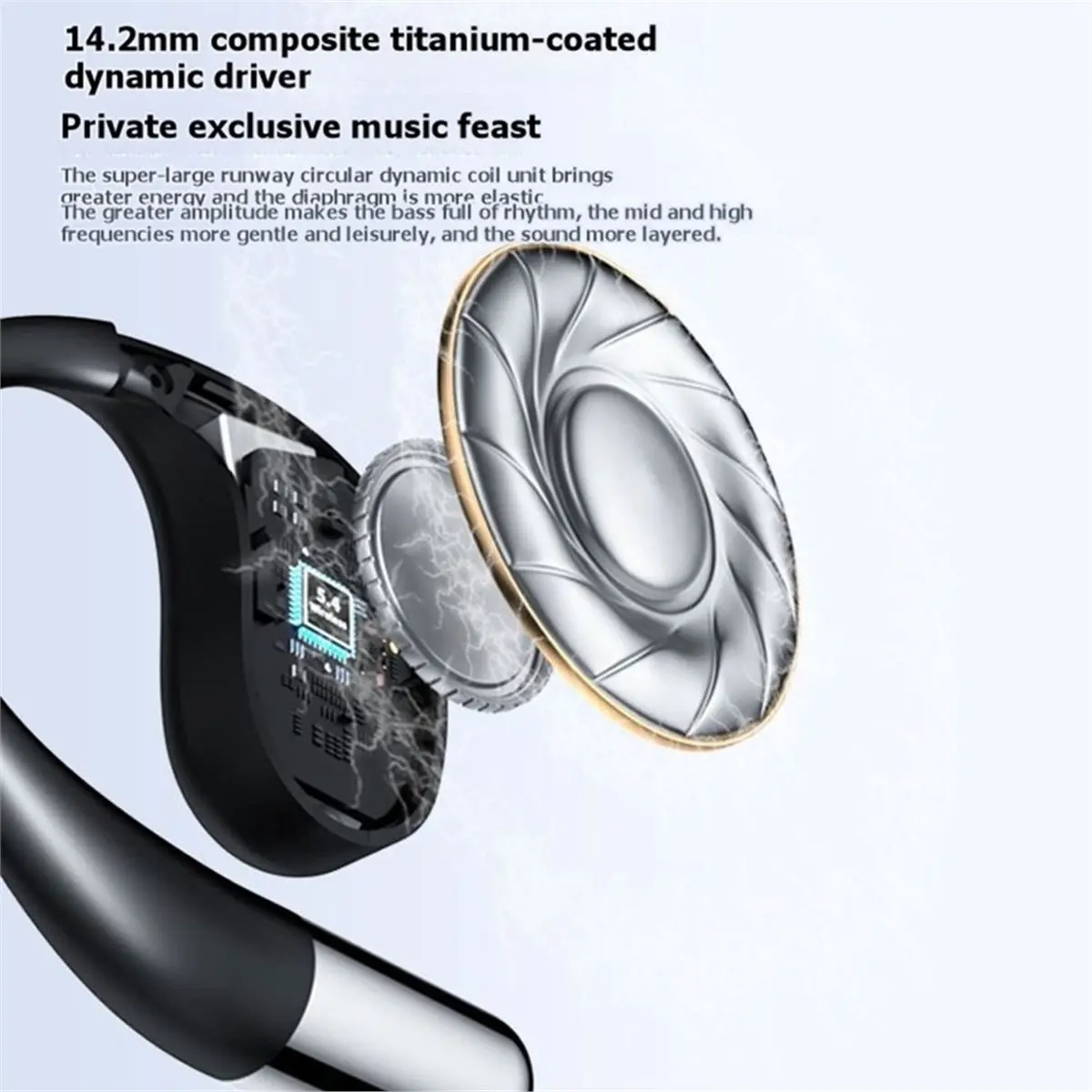 Фото РЕКОМЕНДАЦИЯ     Наушники Q65 AI Smart Translation с функцией Bluetooth-звонков, беспроводная гарнитура, HD-голосовое сопровождение, стереофонические наушники №5