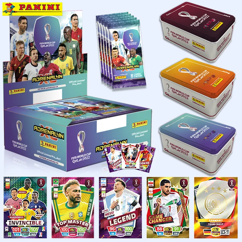 

Panini Star Card Panini 2022 Чемпионат мира по футболу Катар официальная Золотая сумка для карт периферийный телефон