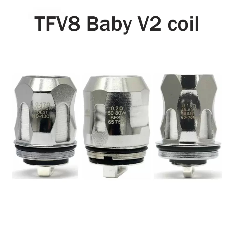 

TFV8 Baby V2 Replacement Coil A1 0.17ohm/ A2 0.2ohm /S2 0.15ohm for SMOK Mag Grip Kit, Species Kit