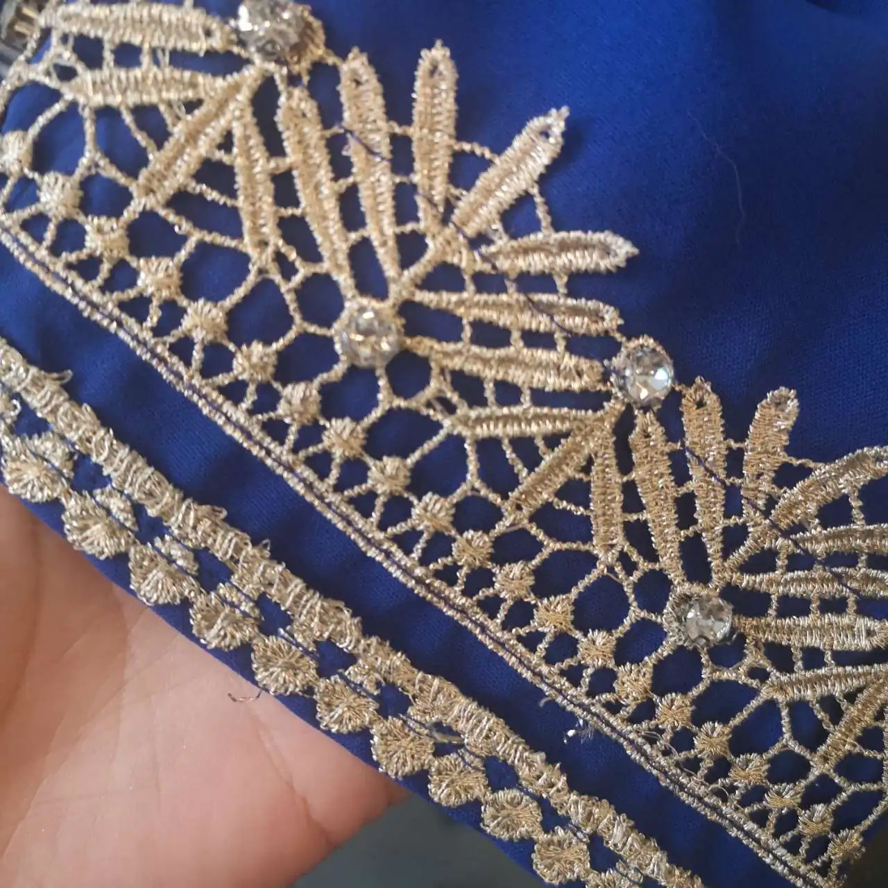 Женское длинное платье с бусинами элегантное мусульманское длинным рукавом и