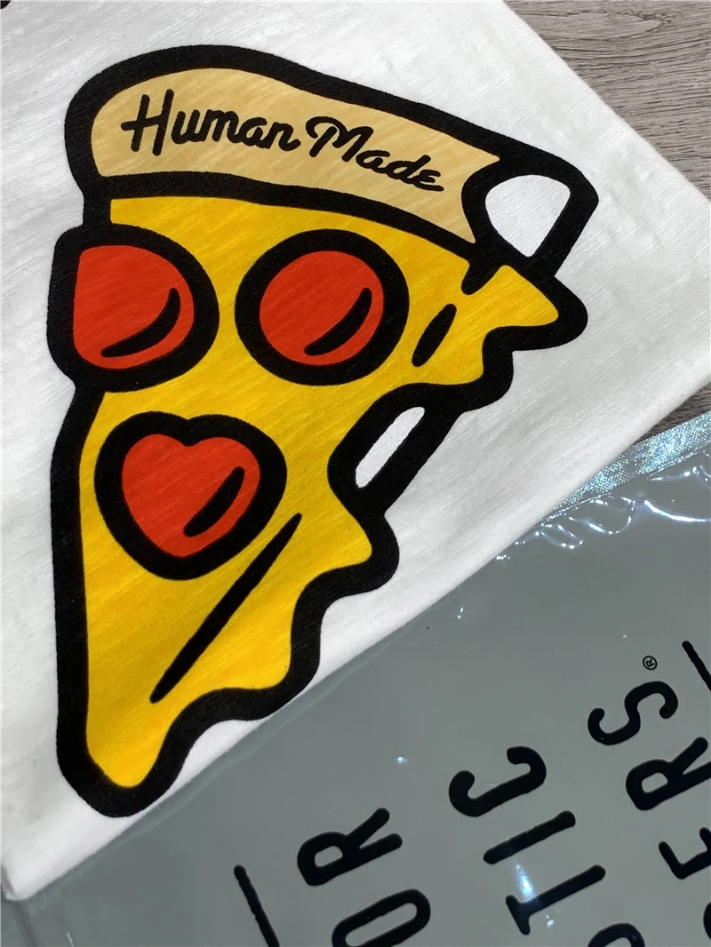Футболка Мужская/Женская/мужская оверсайз с принтом пиццы |