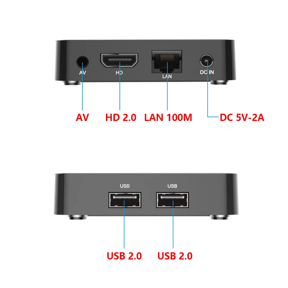Фото Смарт ТВ-приставка iA TV Q5 Mini на Android, 2,4 ГГц/фотосессия, Wi-Fi, BT5.0, Allwinner H316, 2 ГБ, 8 ГБ, 100 м, ТВ-приставка на Android 10, медиаплеер, 4K, HDR, ТВ-приставка №5