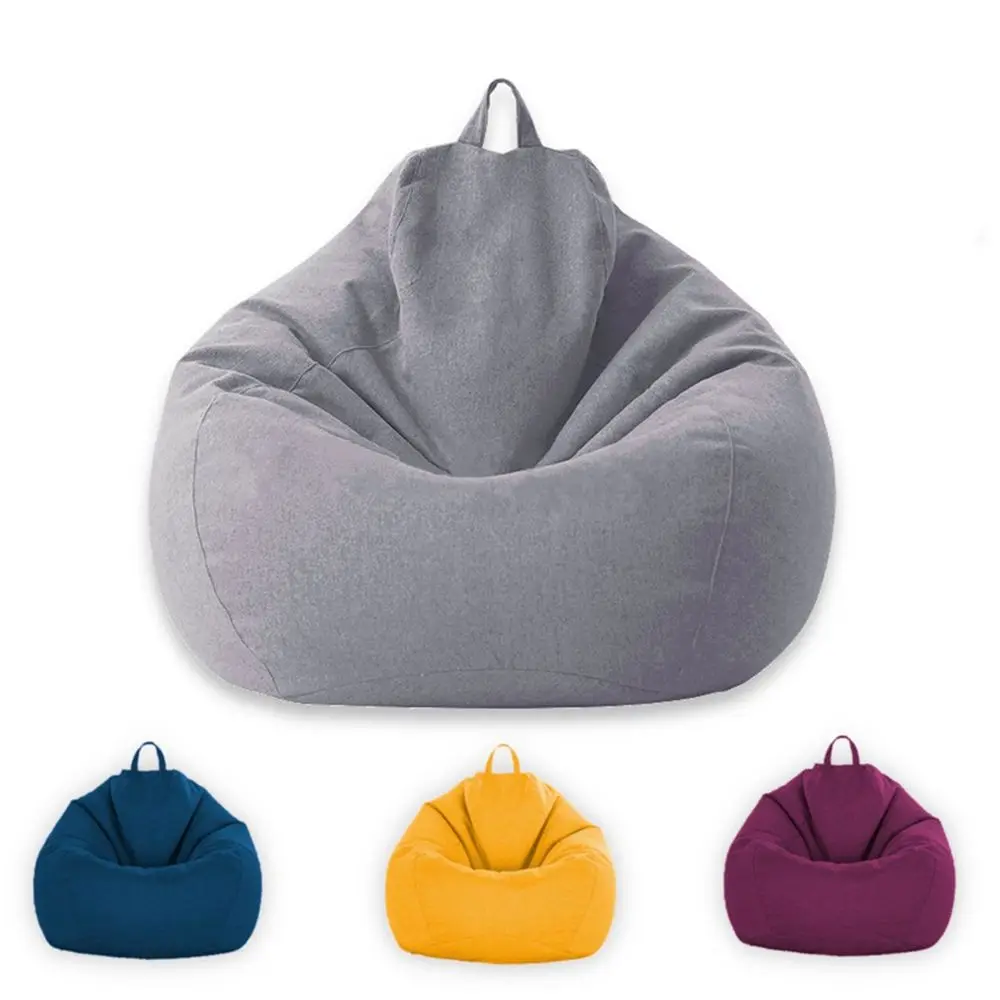 S Furniture Living Room Beanbag Case Sofas Cover Pouf  Puff Couch Tatami Covers Bean Bag Cover