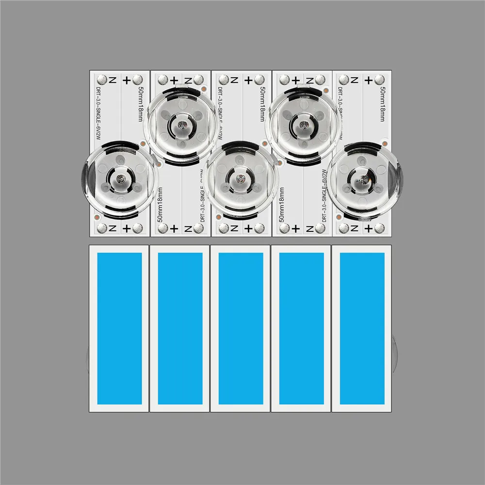

10 pcs / pack 6V Drt 3.0 Lamp Beads With Optical Lens Fliter for 32-65 inch LED Backlight Strip TV Repair