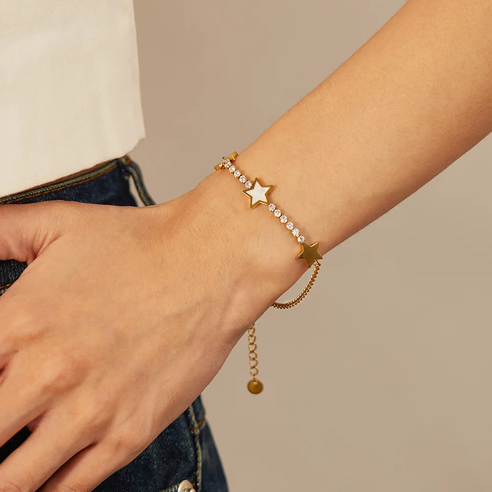 Япония и Южная Корея модный простой женский браслет из нержавеющей стали