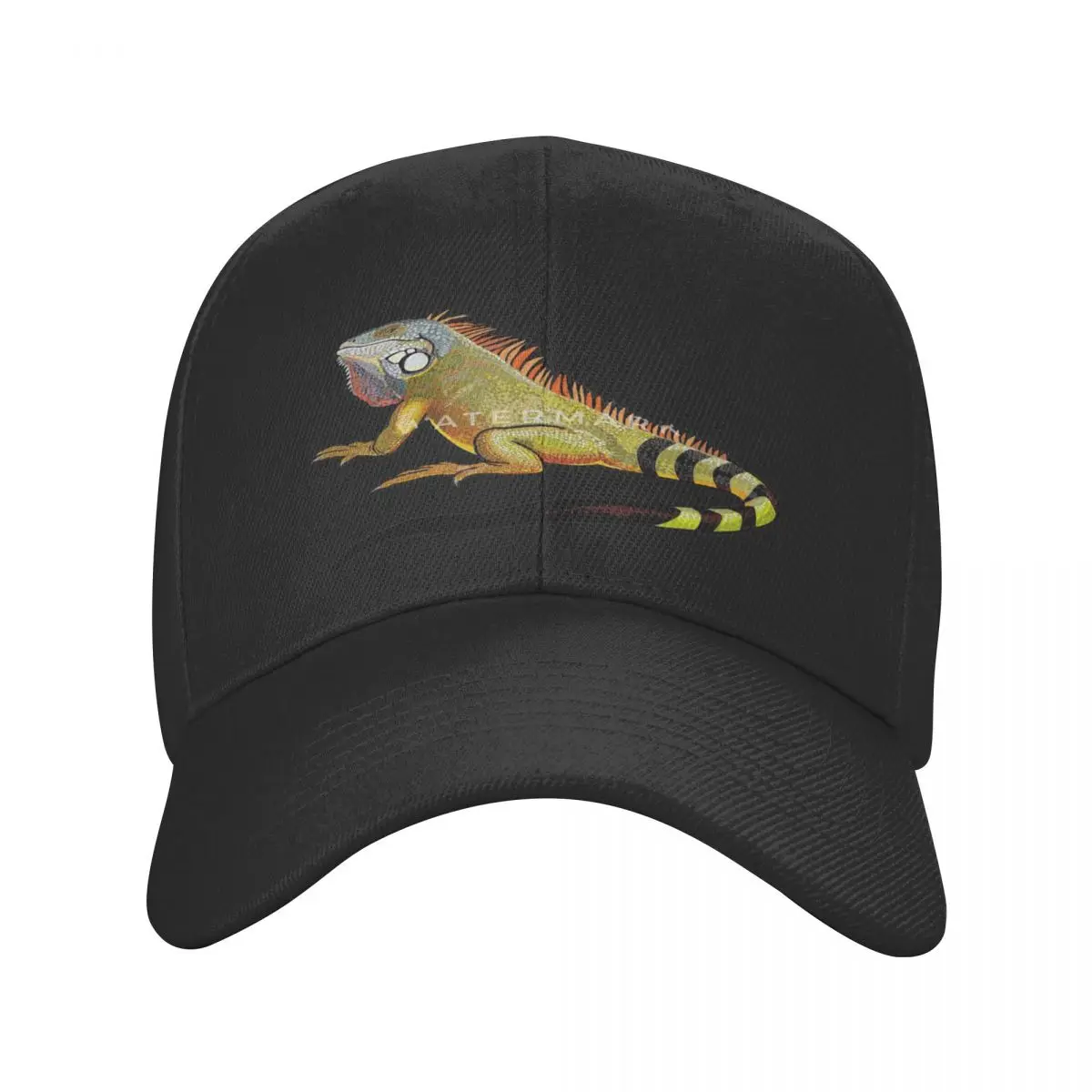 

Starring Iguana Casquette, Polyester Cap Trendy Unisex Travel Nice Gift