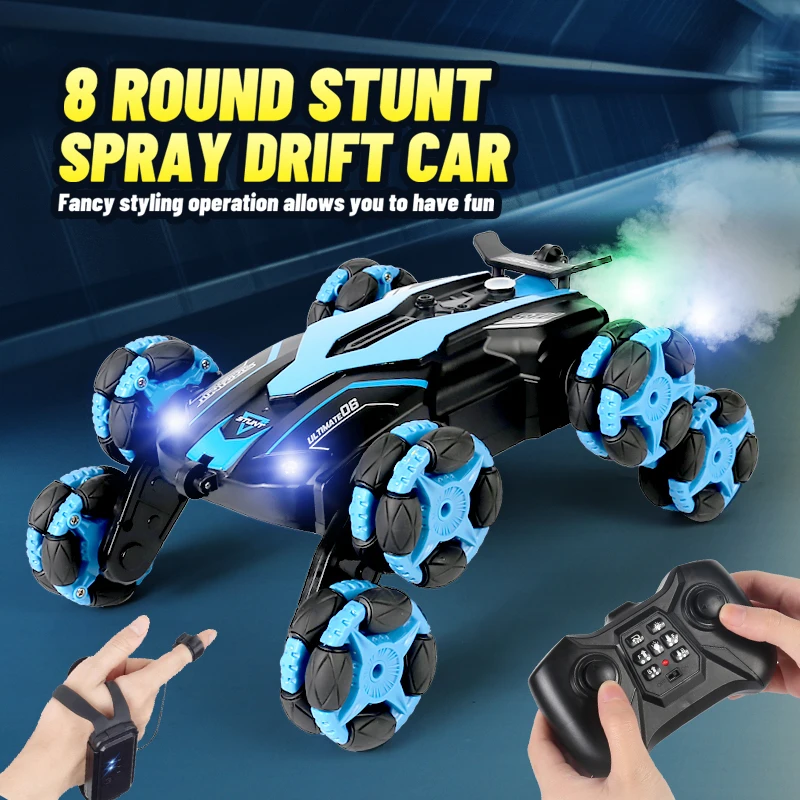 

Eight Wheels RC Car Toy Spray Twisting Stunt Drift Car Remote Controlled Cars RC Toys for Children Adults Remote Controlled Car