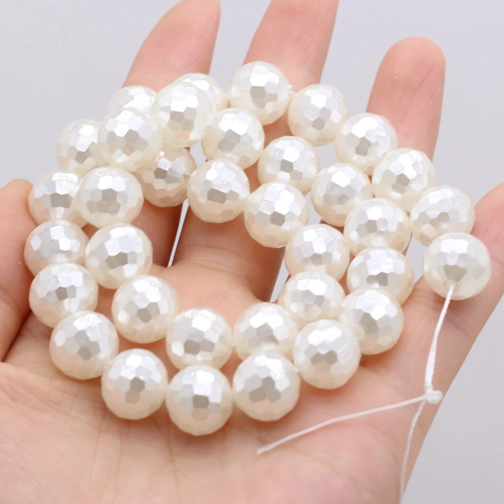 

8 10 12mm Natural Freshwater Pearl Beads Round White Pearl Spacer Beads For Jewelry Making DIY Bracelets Necklaces For Women