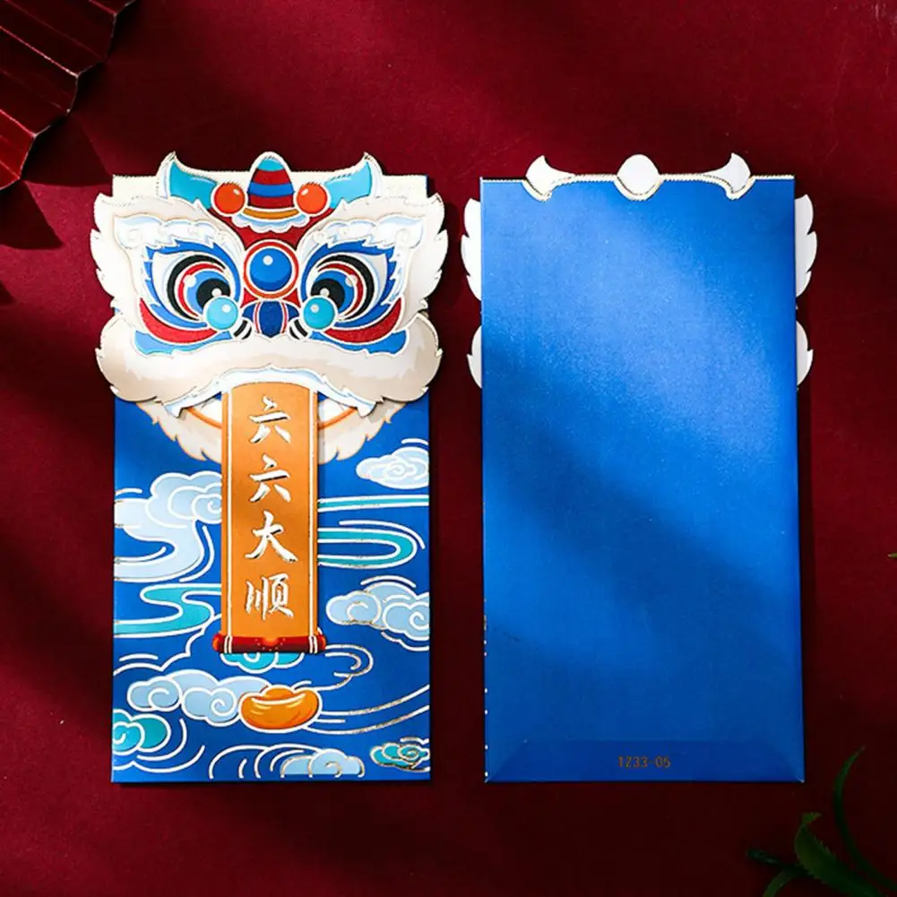 

Creative Lucky Money Bags Cartoon Pattern Lightweight Thicken Paper New Year Red Envelopes Party Favors