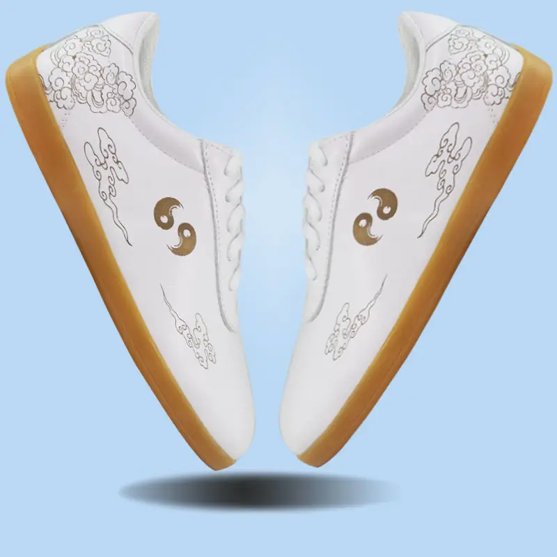 

Кроссовки мужские/женские кожаные для боевых искусств, низкие сникерсы в китайском стиле кунг-фу, Нескользящие, всесезонные