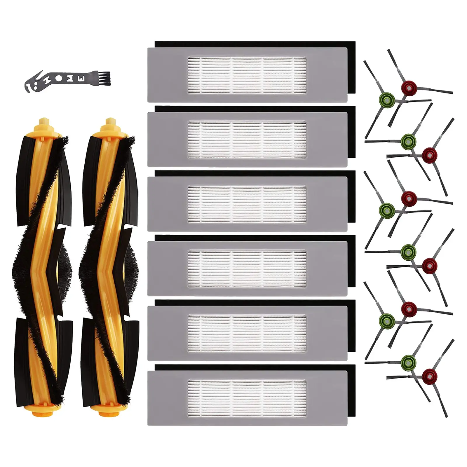 

24 шт., аксессуары для пылесоса Ecovacs Deebot Ozmo 920 950 T5 T8 AIVI T8 Max T9 Max T9 Power N7 N8 N8 +