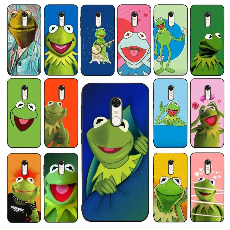 

Disney Funny kermit The Frog Memes Cute Phone Case for Redmi 5 6 7 8 9 A 5plus K20 4X 6 cover
