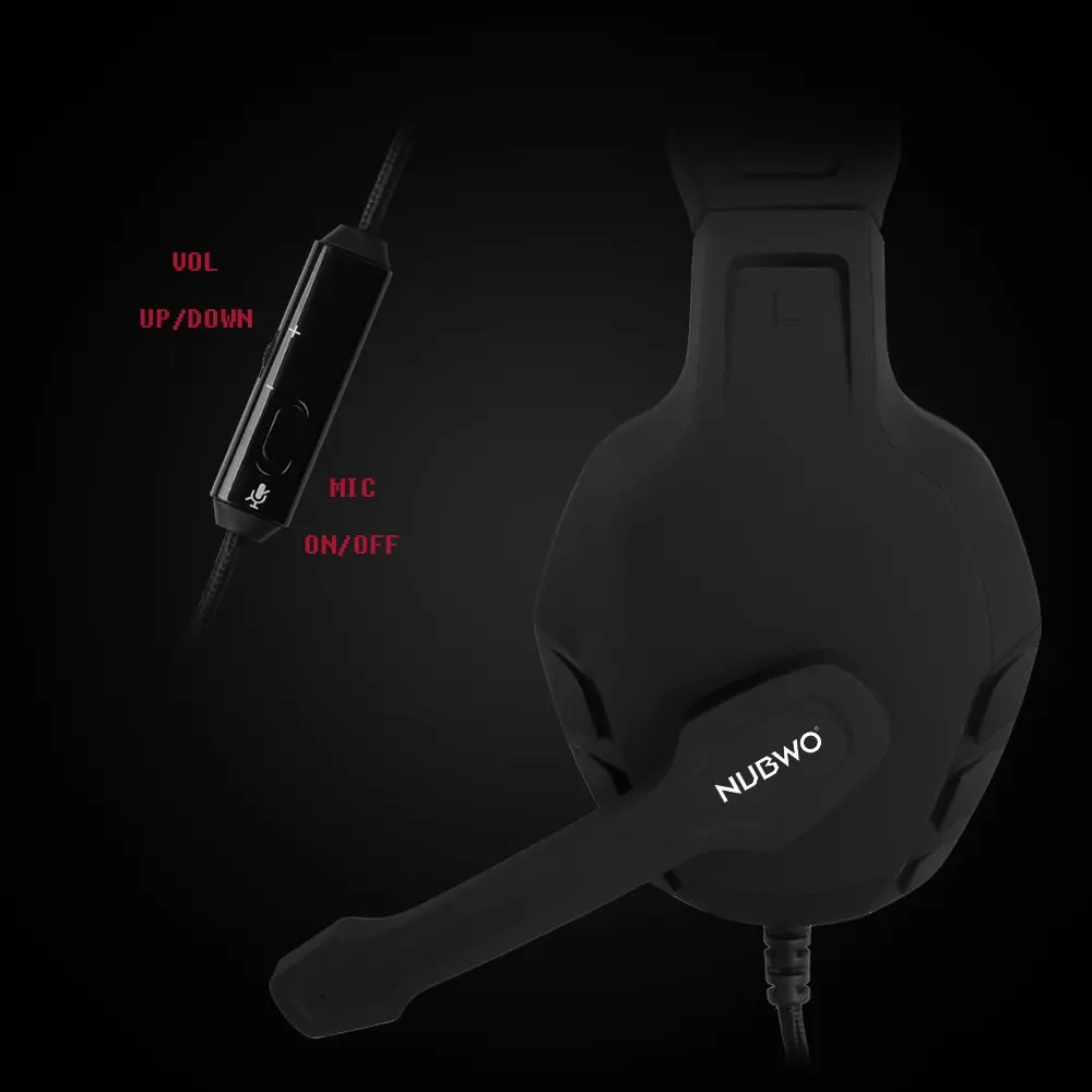 Детские Накладные Наушники Nubwo U3 С Четким Микрофоном Функция Вызова Регулятор