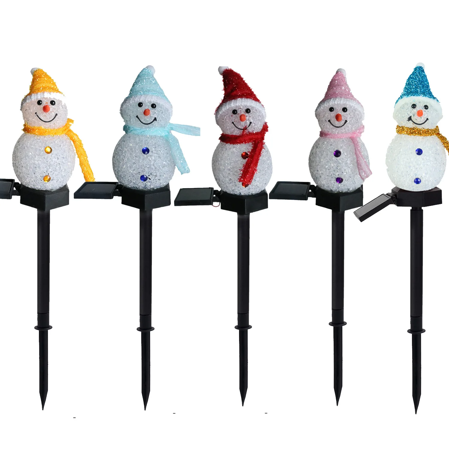 

Christmas LED Lights Outdoor Decoration Garden Lights Floor Lamps Solar Light Snowman Lamps Home Lighting Can Charge