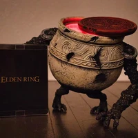 elden ring figure pot boy iron fist alexander resin game action figurine with light cute collectible model toy for children gift