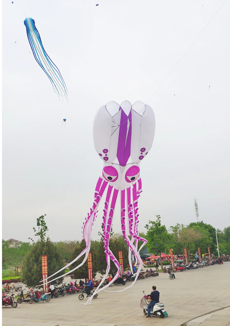 Бесплатная доставка воздушный змей-осьминог большой надувной змей летающие