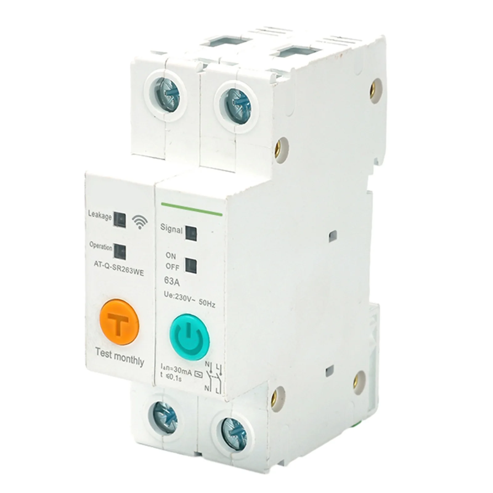 

Durable WIFI Circuit Breaker Breaker Leakage Protection SR263WE Self-check Wi-Fi 2.4GHz 16A 25A 2P 32A 40A 50A