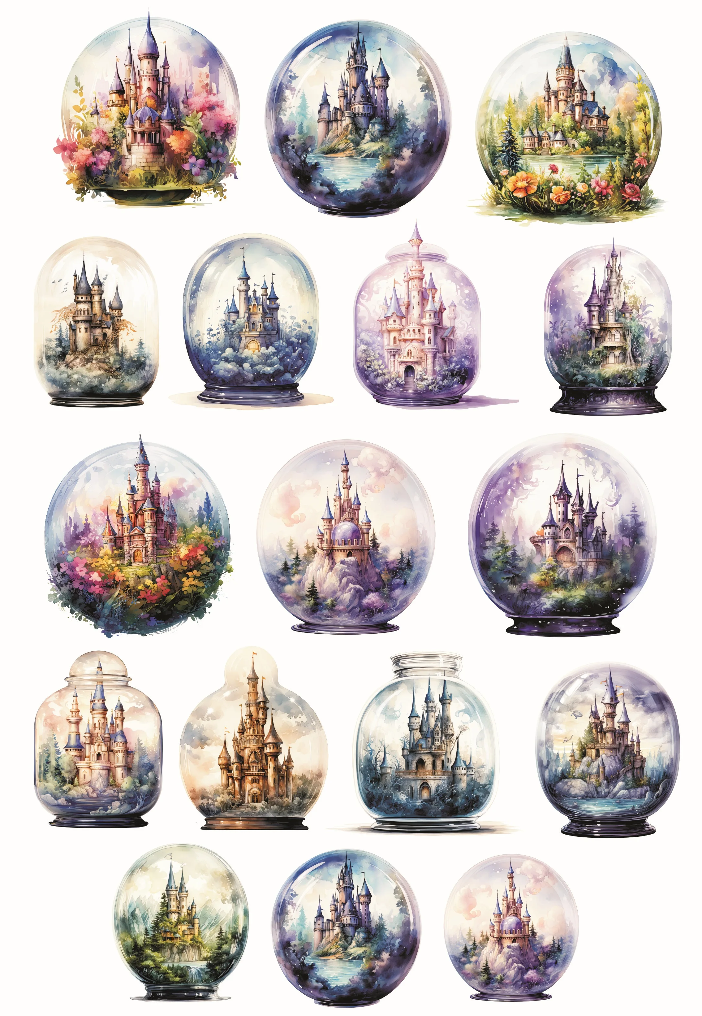 

Стикеры BLINGIRD Волшебная бутылка