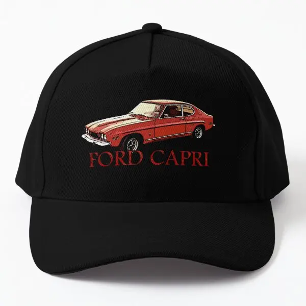 

T Shirt Ford Capri Baseball Cap Hat Casquette Sun Printed Bonnet Summer Hip Hop Women Snapback Fish Solid Color Black Boys