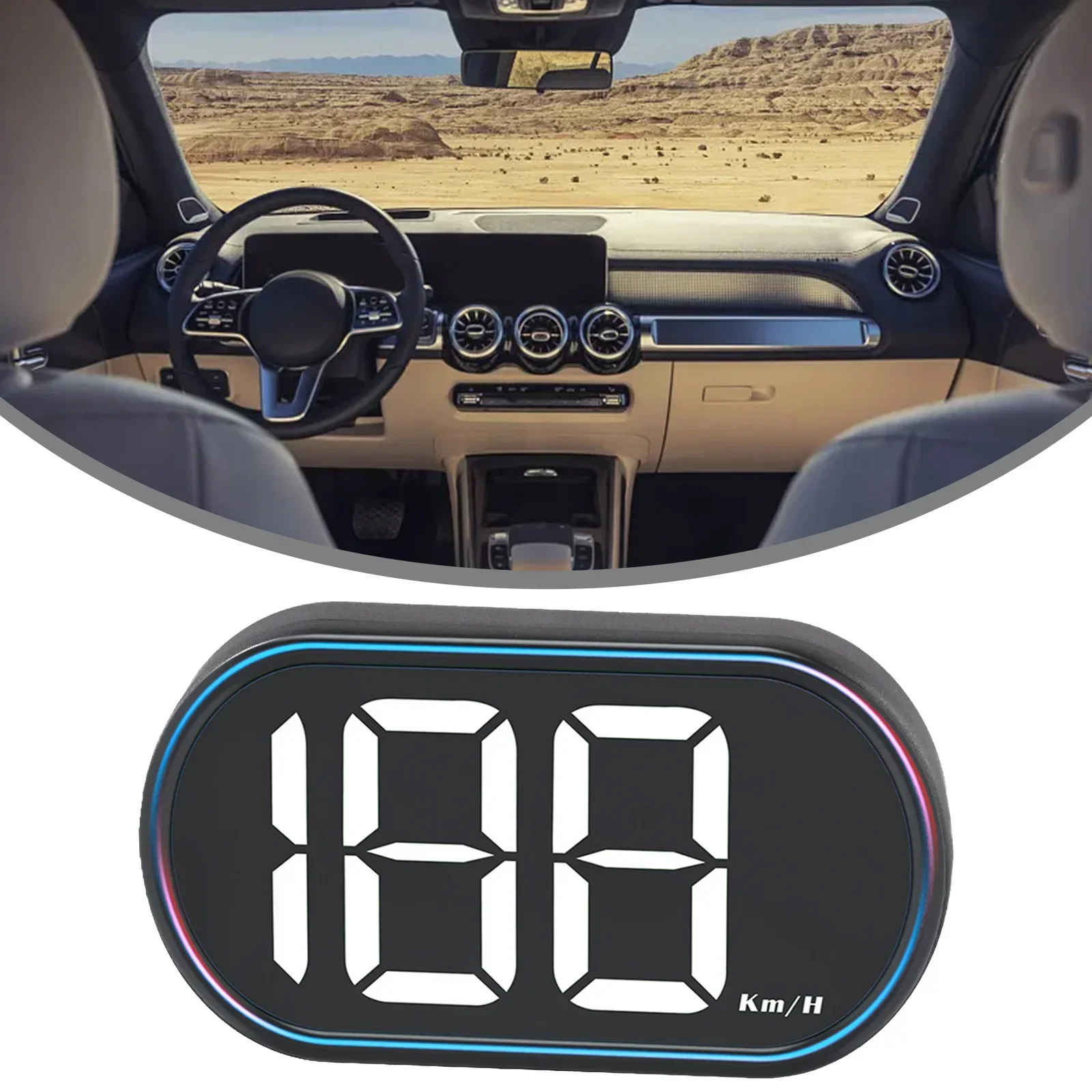 Автомобильный спидометр четкая и удобная совместимость цифровой дисплей км/ч