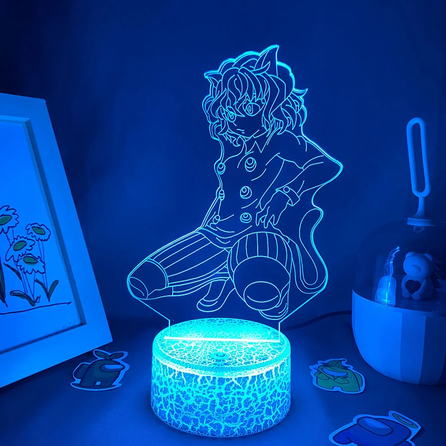 Hunter x Аниме Фигурка Neferpitou 3D светодиодный ночсветильник подарки для друзей Otaku