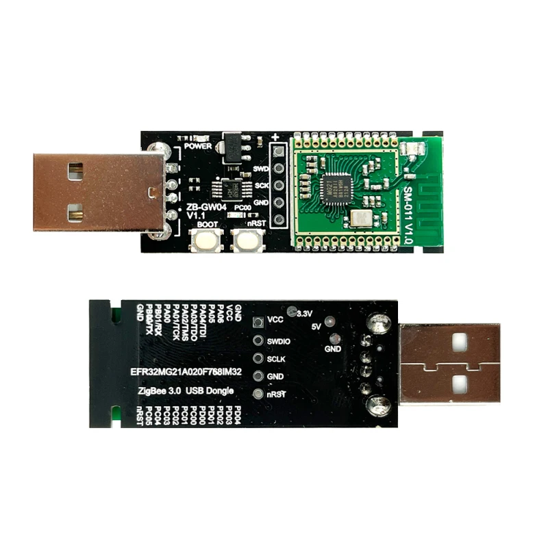 

Aubess ZigBee 3.0 USB Dongle Mini EFR32MG21 Universal Open Source Gateway USB Dongle Chip Module ZHA NCP Home Assistant OpenHAB