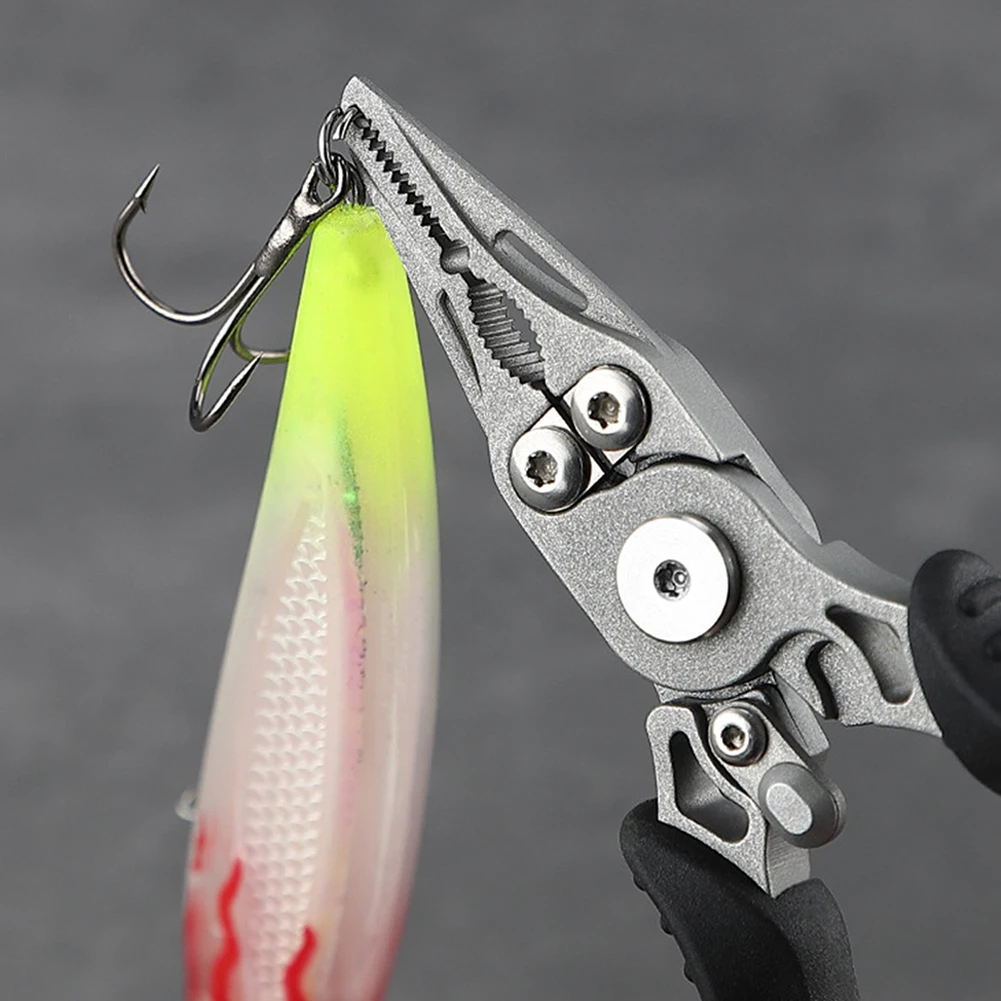 

Мини плоскогубцы для рыбалки ножницы из нержавеющей стали портативные щипцы для резки лески удобный захват самоблокирующаяся Пряжка уличные принадлежности