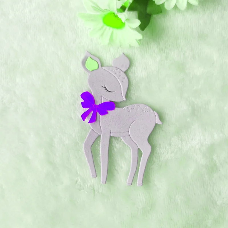 

Декоративная высечка в виде оленя Sika, высечка «сделай сам» для скрапбукинга, фотоальбома, высечки металла, бумаги, декоративных поделок, тис...