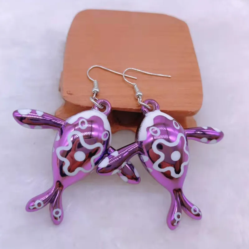 Новые акриловые цветные серьги Искусственные сделай сам персонализированный