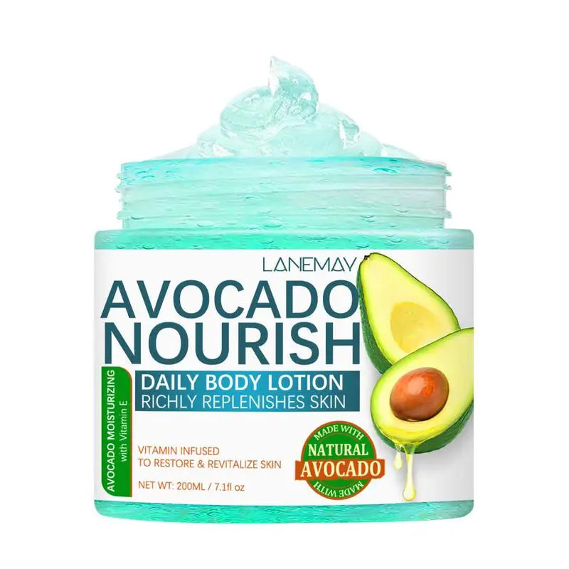

Body Hydrating Lotion Smoothing Avocado Moisturizer 7.1fl.oz Natural Hydration Body Moisturizer Hand & Body Cream For Soft Skin
