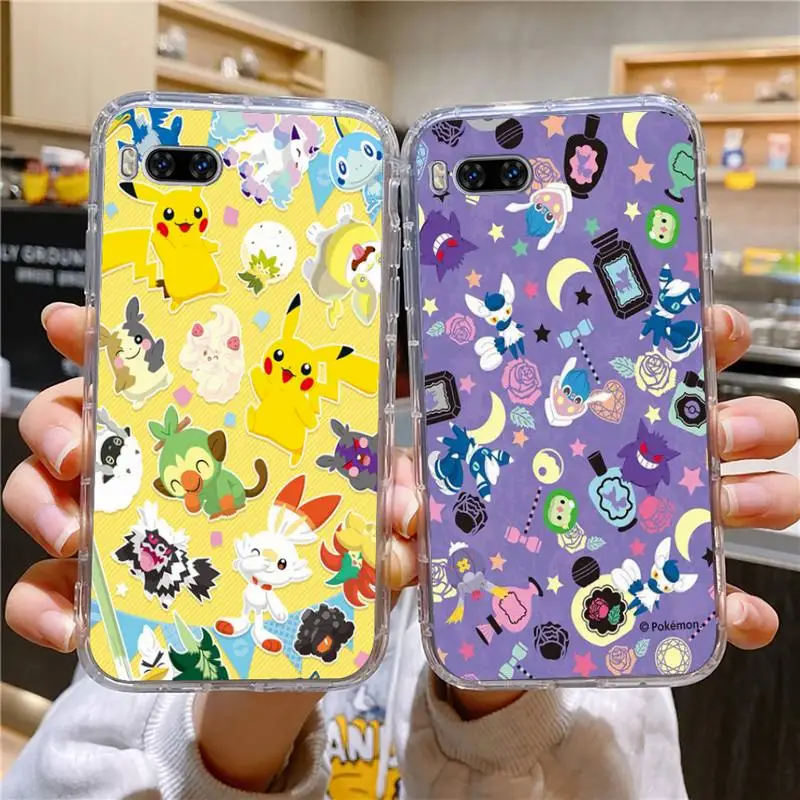 

BANDAI Cute-pokemon Cartoon Phone Case For Huawei Mate P10 P20 P30 P40 10 20 Smart Z Pro Lite 2019 Honor20i Transparent Case