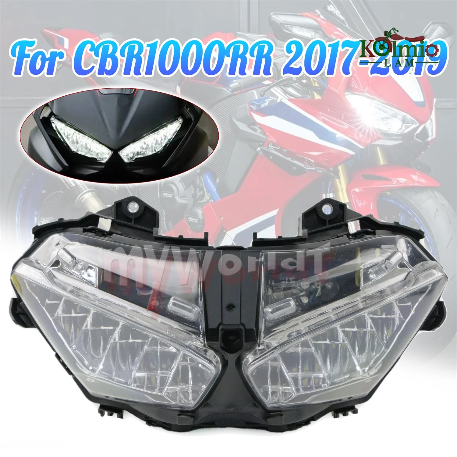 

Подходит для Honda CBR1000RR 2017-2019 мотоциклетная фара в сборе, фара CBR1000 CBR 1000 RR 2018