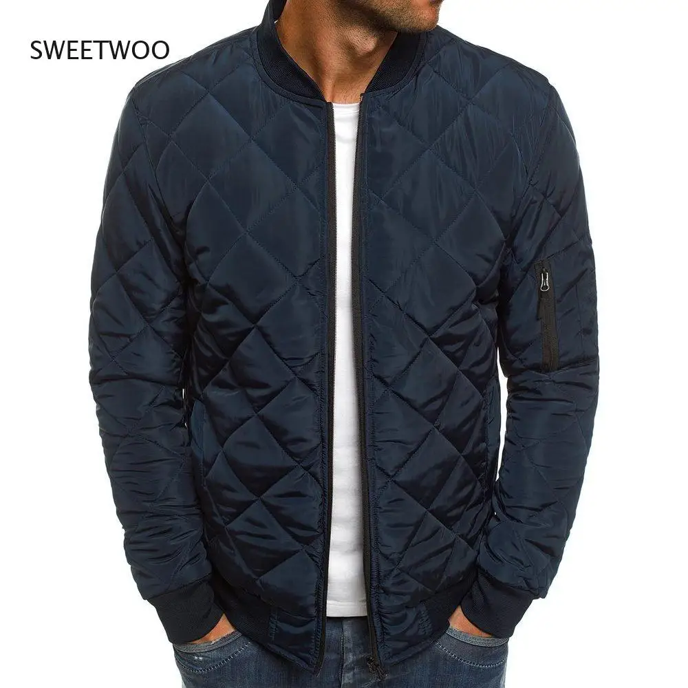 New Thick Windbreak Parkas Men Jackets Autumn Winter Warm Outwear Brand Slim Fit Male Zipper Casual Warm Stand Collar Coats