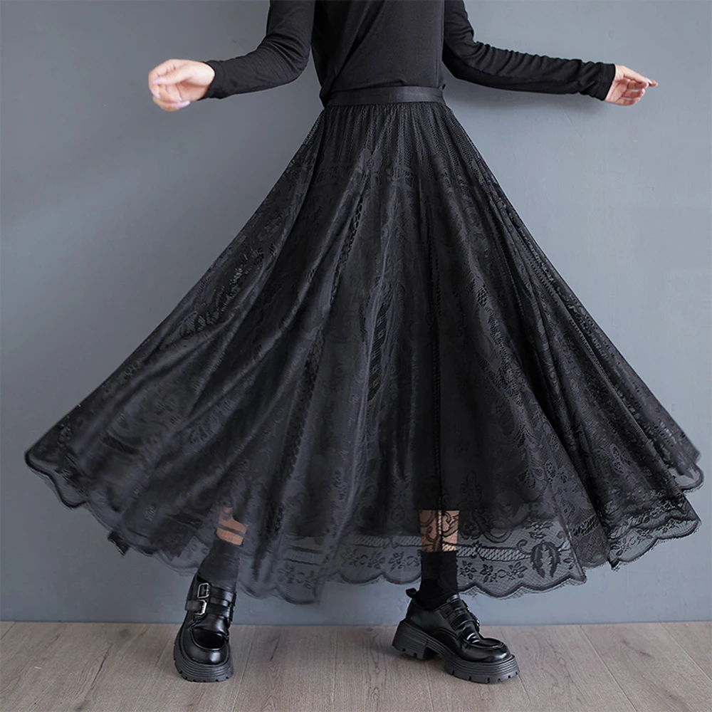 NYFS 2025: весна-лето новые офисные женские юбки с эластичной резинкой на талии