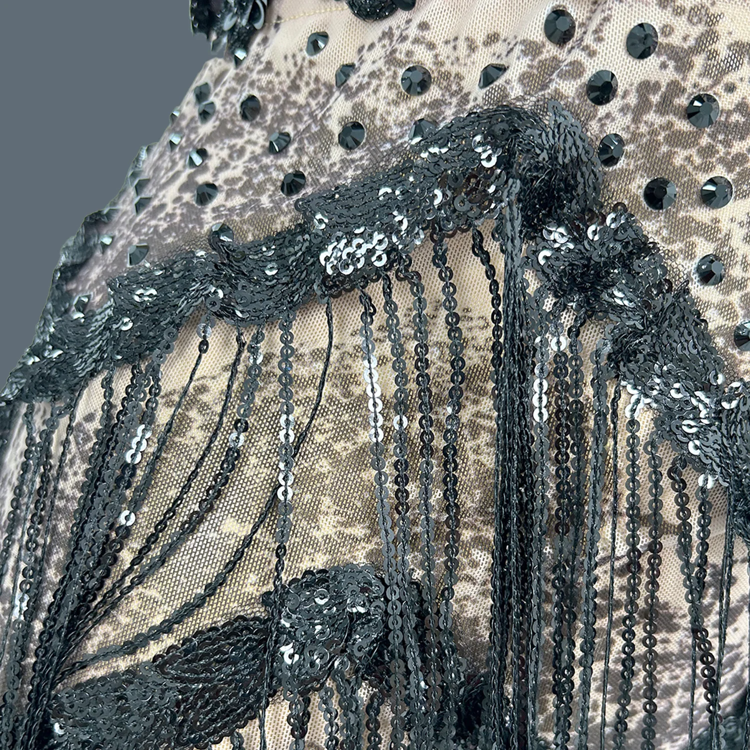 Сексуальные платья с кисточками и блестками стразами для женщин вечерние