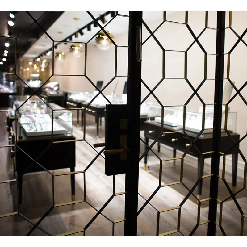 На заказ высококачественный ювелирный магазин стеклянный прилавок фиксируемое