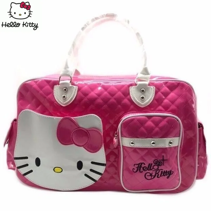 

Sanrio handbag Bags for women Hello Kitty Bag Portable Crossbody Pu Glossy Travel Bag Girls Fashion Travel Bag hand bag