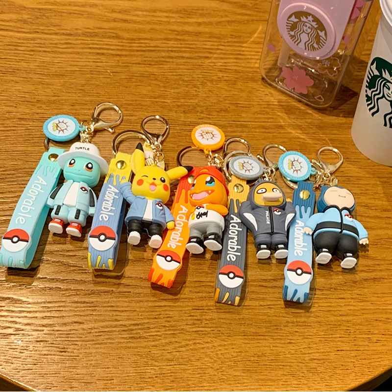 Брелок для ключей в виде покемона из мультфильма |