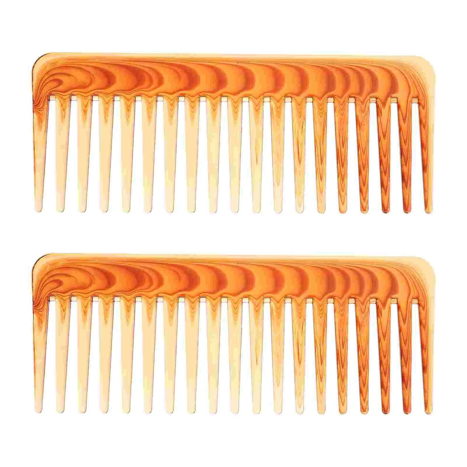 

2pcs Plastic Comb Barber Salon Shop Hair Styling Comb Hairdressing Comb