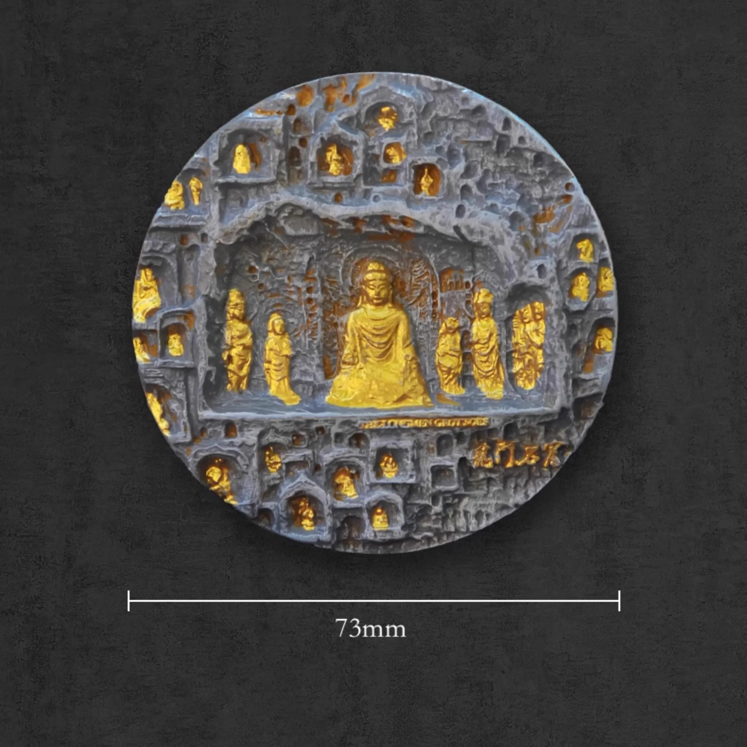 

Longmen, художественная коллекция, орнамент из смолы для холодильника Yungang Shanxi