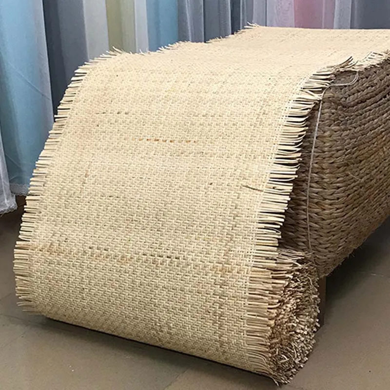 Фото Плетеный коврик из ротанга ручной работы шириной 40/50 см, натуральная индонезийская трость, плетеный рулон, мебель, стул, дверь шкафа, потолочный декор №2
