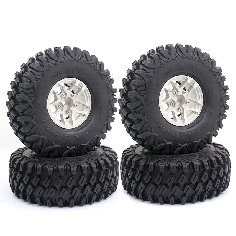 Резиновые шины для захвата грязи 120 мм 1 9 дюйма 1:10 RC Crawler Axial SCX10 90046 90047 TRX-4 Defender G500 TRX6
