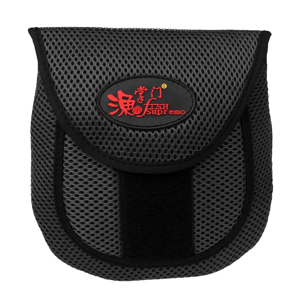 

Сетчатая Ткань Рыболовная катушка сумка защитный чехол сумка, катушка для хранения держатель протектор для рыбалки сумка для снастей 19,5x18x2 ...