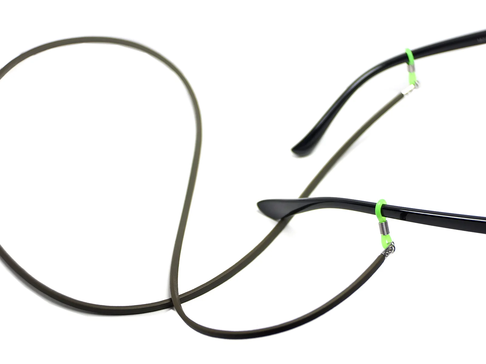 Темно-зеленая мягкая кожаная веревка для очков веревка-цепочка солнцезащитных