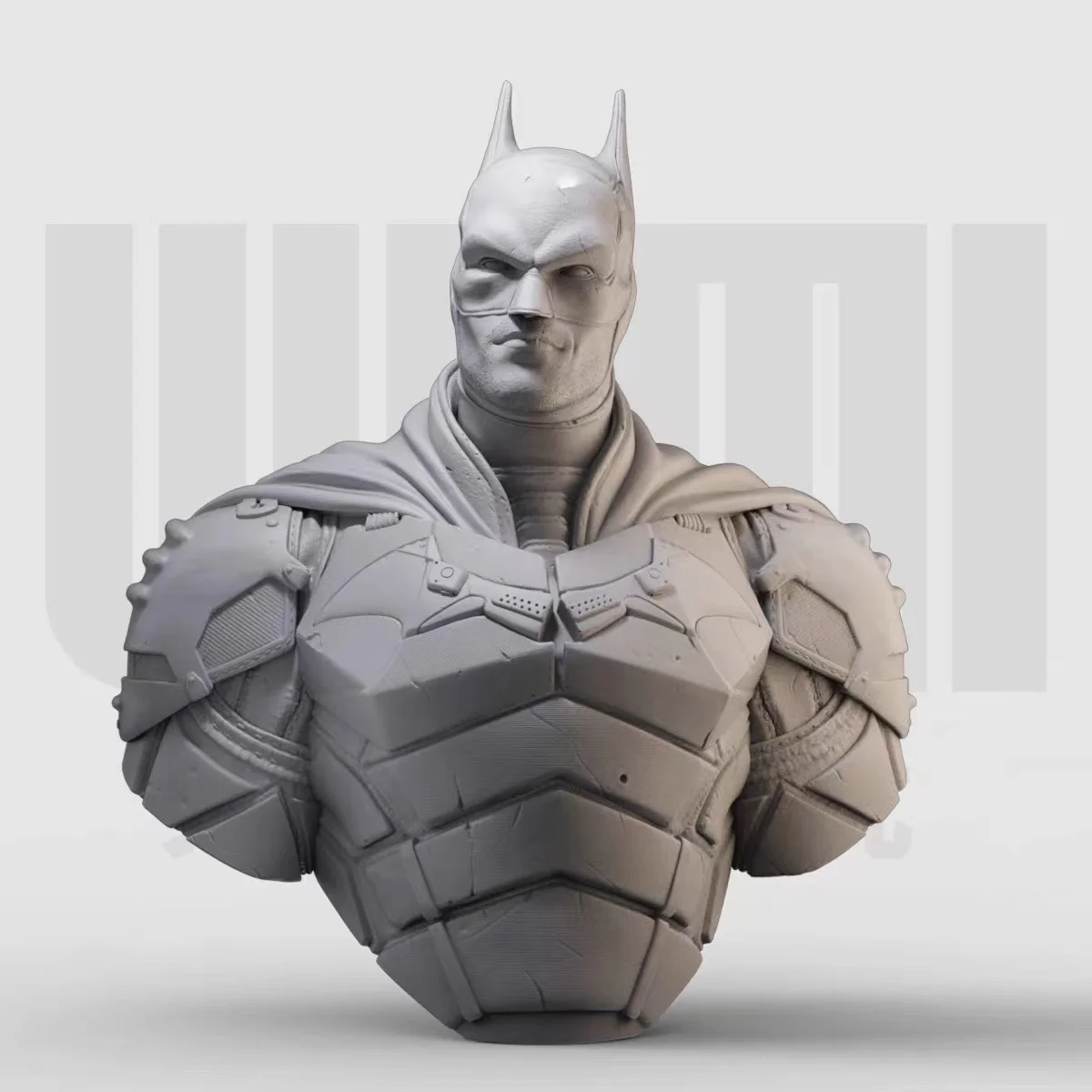 Купи 1/10 resin model kit Bruce Wayne steel bust resin white model GK figure model за 1,133 рублей в магазине AliExpress