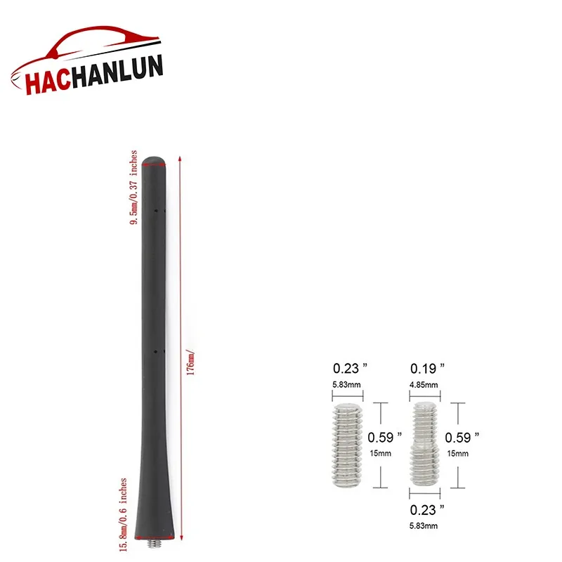 Купи 7 Inch Universal Car Roof Mast Whip Stereo Radio FM/AM Signal Aerial Amplified Antenna Mast Whip For VW Ford F150 250 350 Ram за 375 рублей в магазине AliExpress