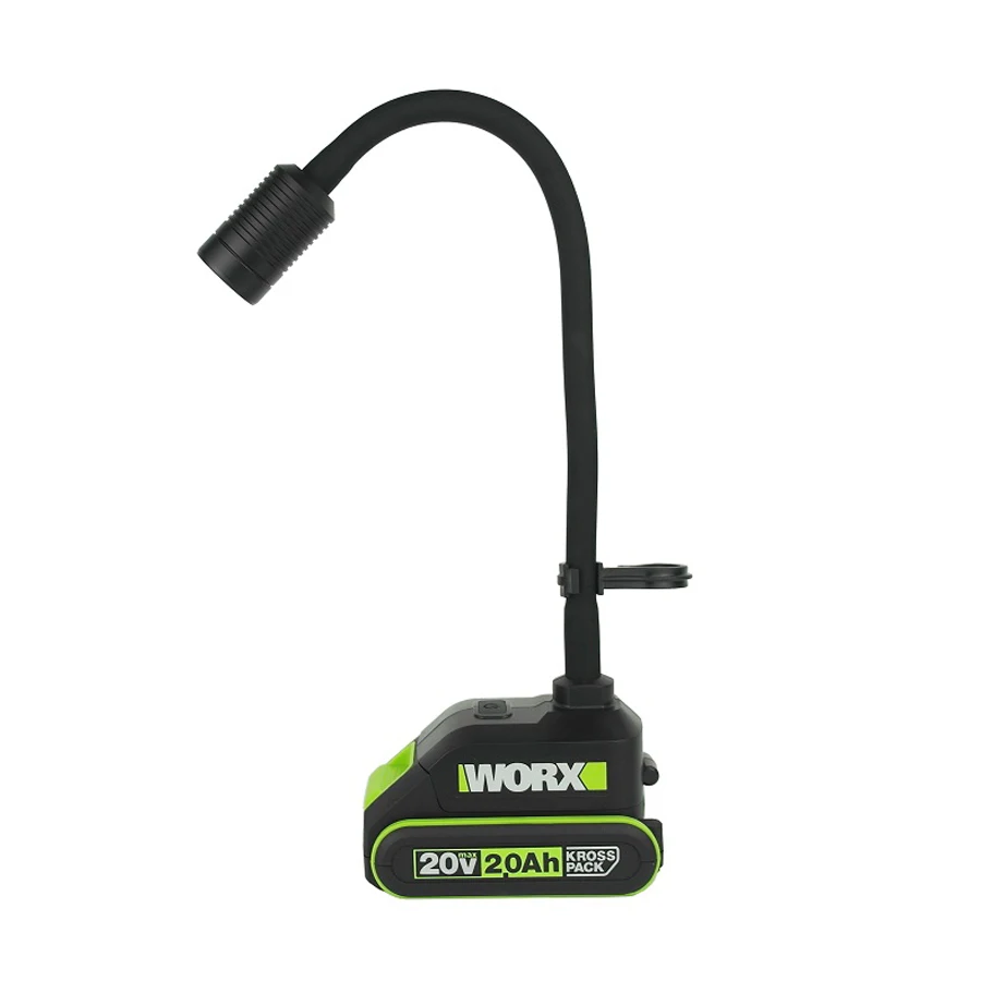 

20V Telescopic LED Flashlight ,WORX WU028.9 Multifunctional Wireless Portable Spotlight