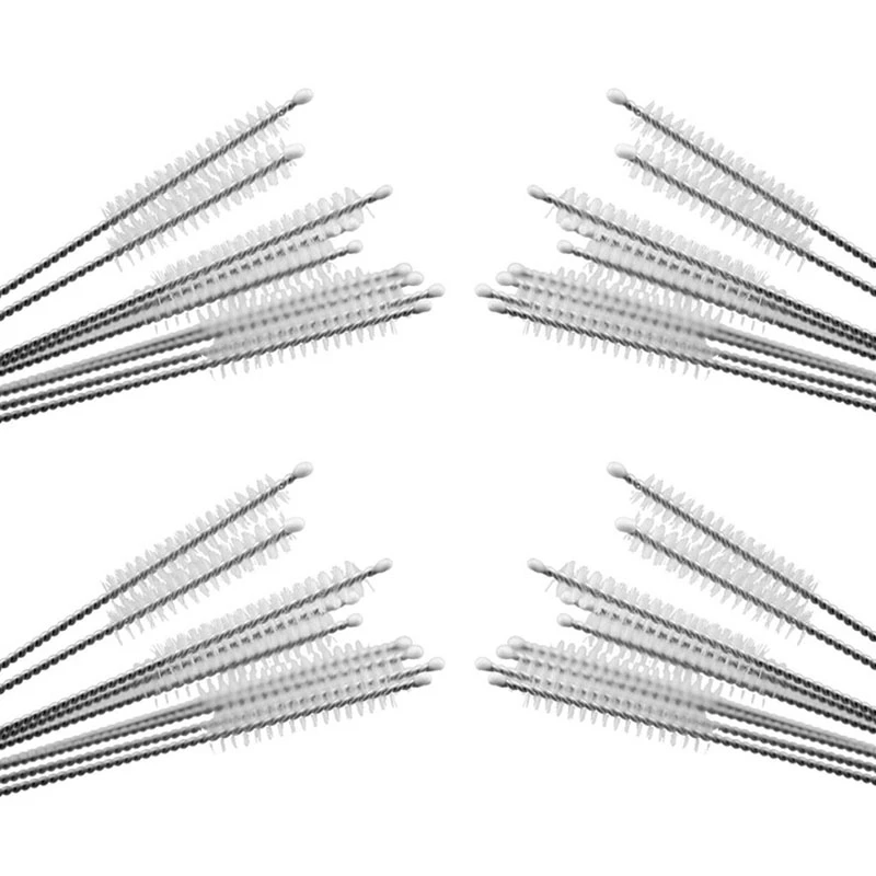 

100 шт., щётки для чистки труб из нержавеющей стали